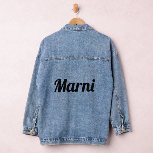 Top T zegt de naam Marni Denim Jacket (Hangar)
