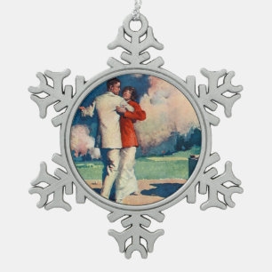 TOP Tango Summer Tin Sneeuwvlok Ornament