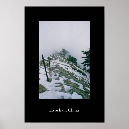 Top Temple in Mist Poster (Voorkant)