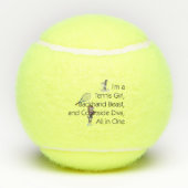 TOP Tennis Diva Tennisballen (Achterkant)