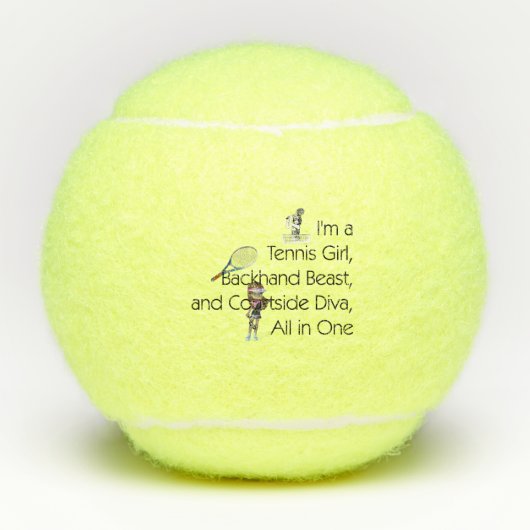 TOP Tennis Diva Tennisballen (Voorkant)