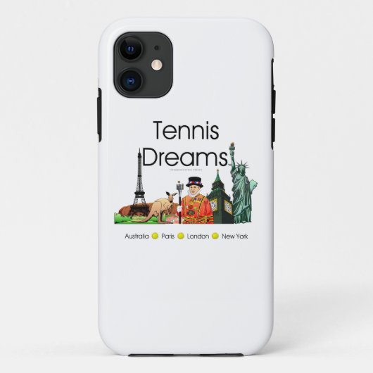 TOP Tennis Dreams Case-Mate iPhone Case (Achterkant)