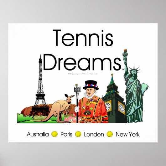 TOP Tennis Dreams Poster (Voorkant)