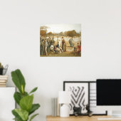 TOP Tennis Old School Poster (Thuiskantoor)