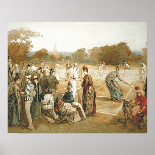 TOP Tennis Old School Poster (Voorkant)