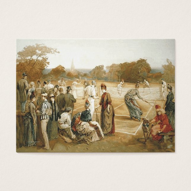 TOP Tennis Old School Visitekaartje (Voorkant)