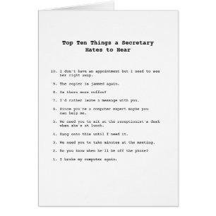 Top Tien Dingen-kaart