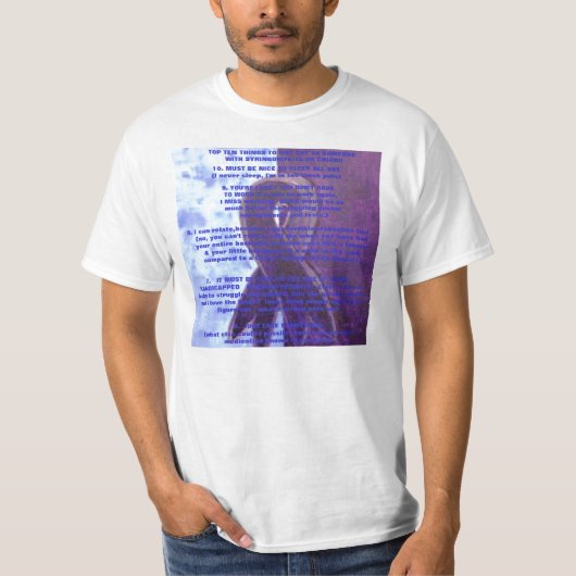 TOP TIEN DINGEN OM IEMAND NIET TE ZEGGEN MET SPUIT (Voorkant)