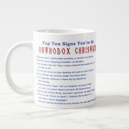 Top tien tekenen Je bent een orthodox Christelijk Grote Koffiekop