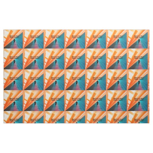 TOP Track en Field Triple Stof (Fat Quarter)