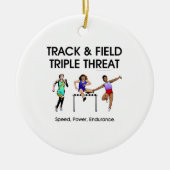 TOP Track Triple Keramisch Ornament (Voorkant)