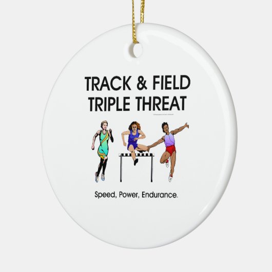 TOP Track Triple Keramisch Ornament (Links)