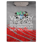 TOP Track Victory Slogan Klembord (Voorkant)