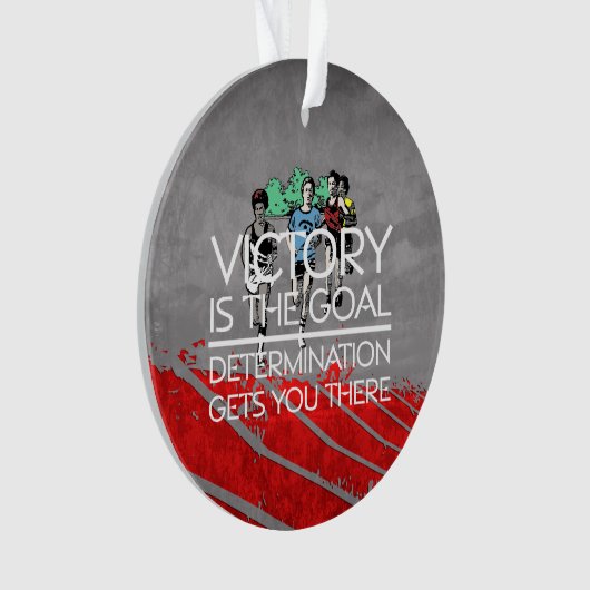 TOP Track Victory Slogan Ornament (voorkant)