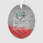TOP Track Victory Slogan Ornament (voorkant)