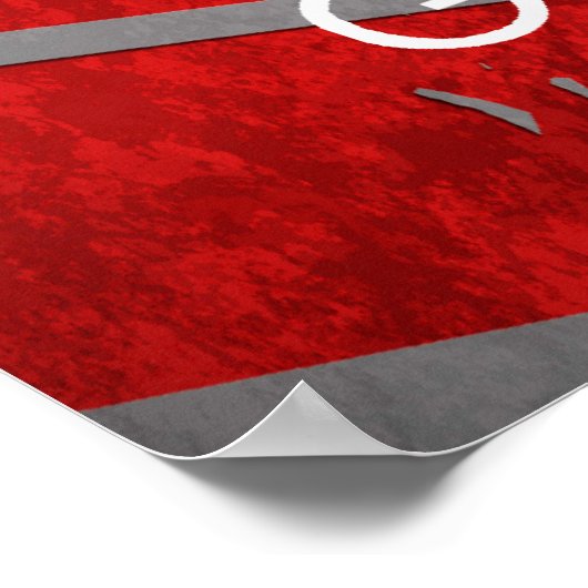 TOP Track Victory Slogan Poster (Hoek)