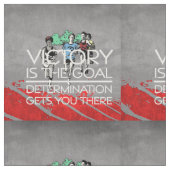 TOP Track Victory Slogan Stof (Close Up)