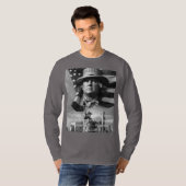 Top Trending USA Basic T-shirt met lange mouwen – (Voorkant volledig)