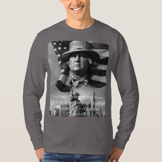 Top Trending USA Basic T-shirt met lange mouwen – (Voorkant)