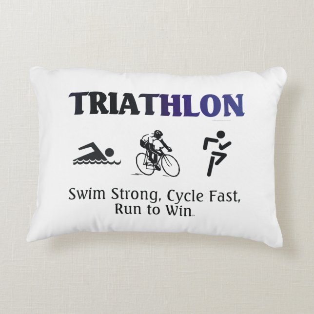 TOP Triathlon Decoratief Kussen (Achterkant)