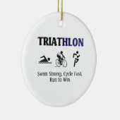 TOP Triathlon Keramisch Ornament (Rechts)