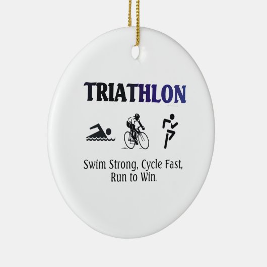 TOP Triathlon Keramisch Ornament (Rechts)