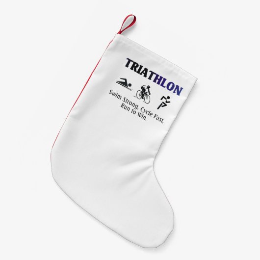 TOP Triathlon Kleine Kerstsok (Voorkant (Hangend))