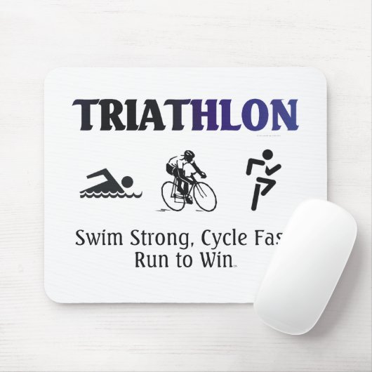 TOP Triathlon Muismat (Met muis)