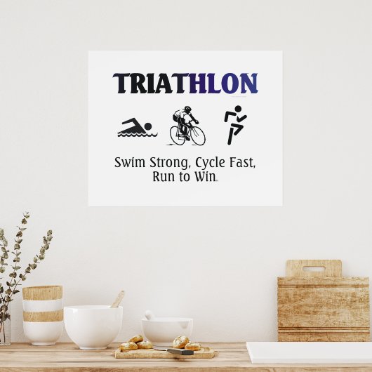 TOP Triathlon Poster (Keuken)