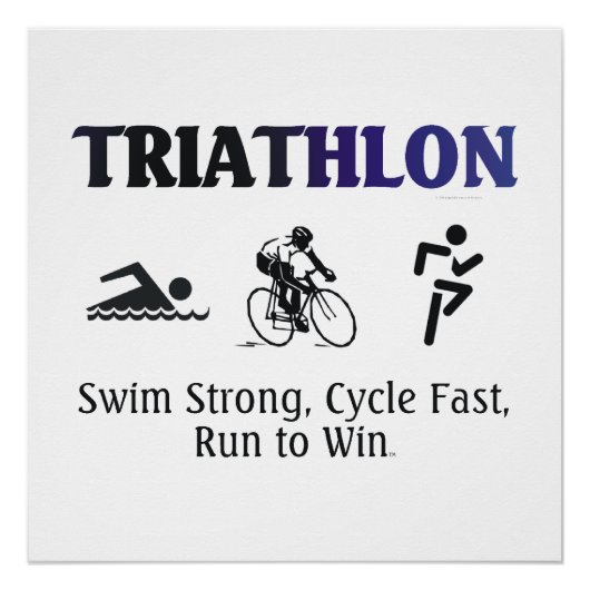 TOP Triathlon Poster (Voorkant)