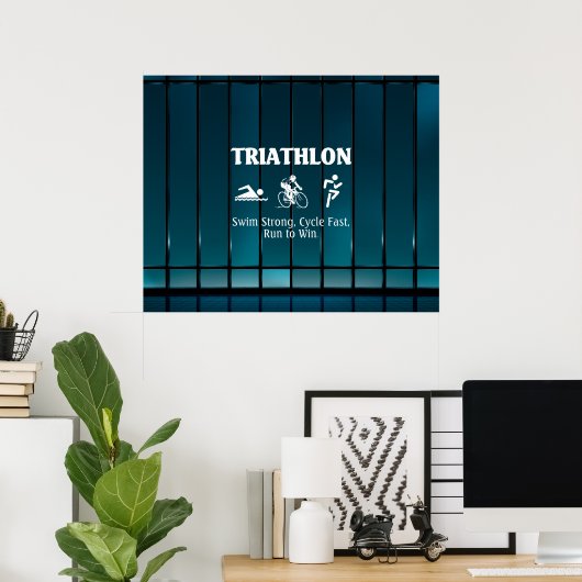TOP Triathlon Poster (Thuiskantoor)