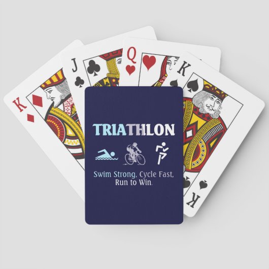 TOP Triathlon Speelkaarten (Achterkant)