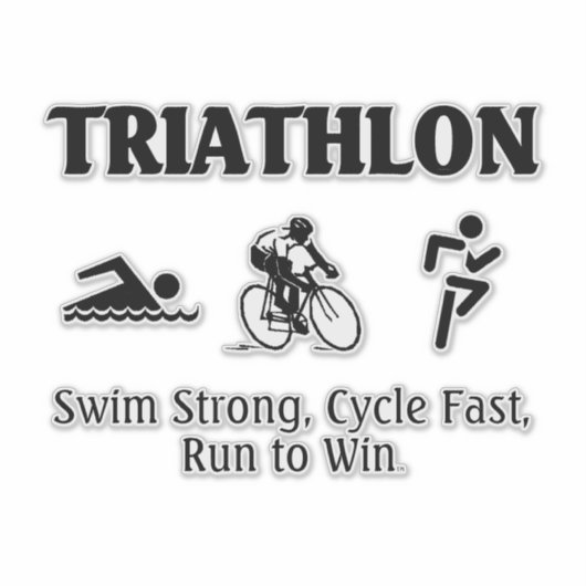 TOP Triathlon Sticker (Voorkant)
