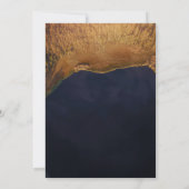 Top Uitzicht Forest Lake Viering van het leven Kaart (Achterkant)