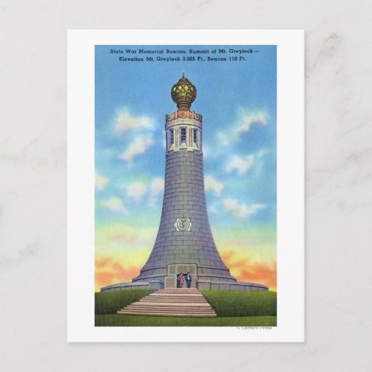 Top Uitzicht van het staatskorakonmonument Briefkaart (Voorkant)