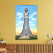 Top Uitzicht van het staatskorakonmonument Canvas Afdruk (Insitu (Woonkamer))