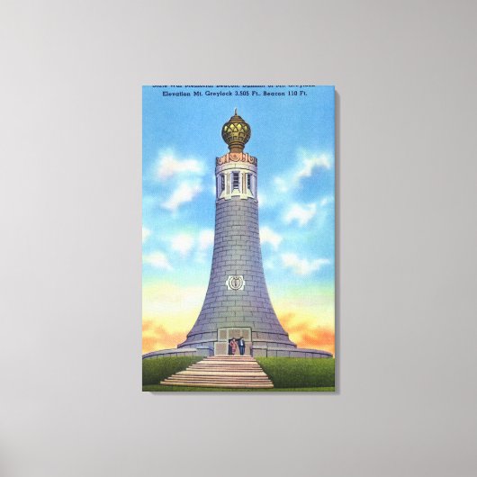 Top Uitzicht van het staatskorakonmonument Canvas Afdruk (Voorkant)