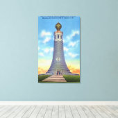 Top Uitzicht van het staatskorakonmonument Canvas Afdruk (Insitu (Houten vloer))