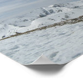 Top van Baldy Mountain, Alta Utah Poster (Hoek)