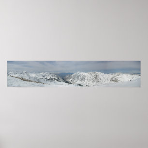 Top van Baldy Mountain, Alta Utah Poster