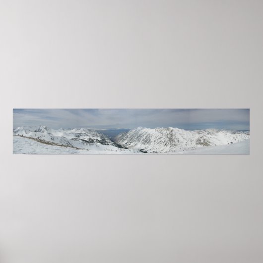 Top van Baldy Mountain, Alta Utah Poster (Voorkant)