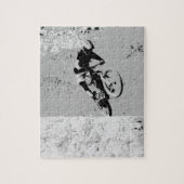 Top van de Berg - Mountain Biker Legpuzzel (Verticaal)