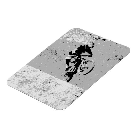 Top van de Berg - Mountain Biker Magneet (Linkerzijde)