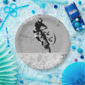 Top van de Berg - Mountain Biker Papieren Bordje (Feest)