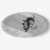 Top van de Berg - Mountain Biker Papieren Bordje (Gekanteld)