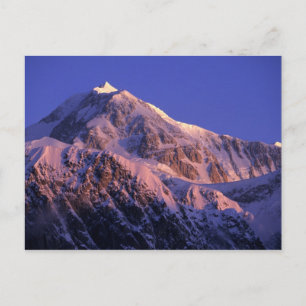 Top van de Denali-piek (Mt. McKinley) op Briefkaart