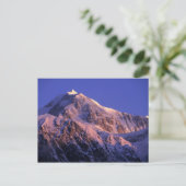 Top van de Denali-piek (Mt. McKinley) op Briefkaart (Staand voorkant)