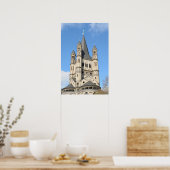 Top van de kerk van Gross St. Martin in Keulen Poster (Keuken)