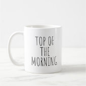 Top van de Mok van de Morning Coffee (Links)