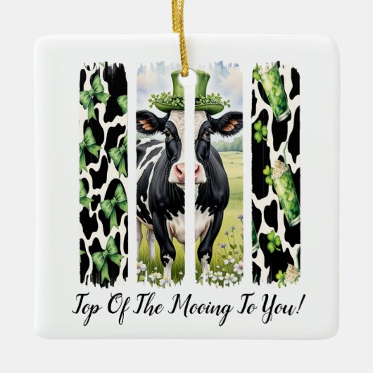 Top van de Mooing naar u Ornament (Voorkant)